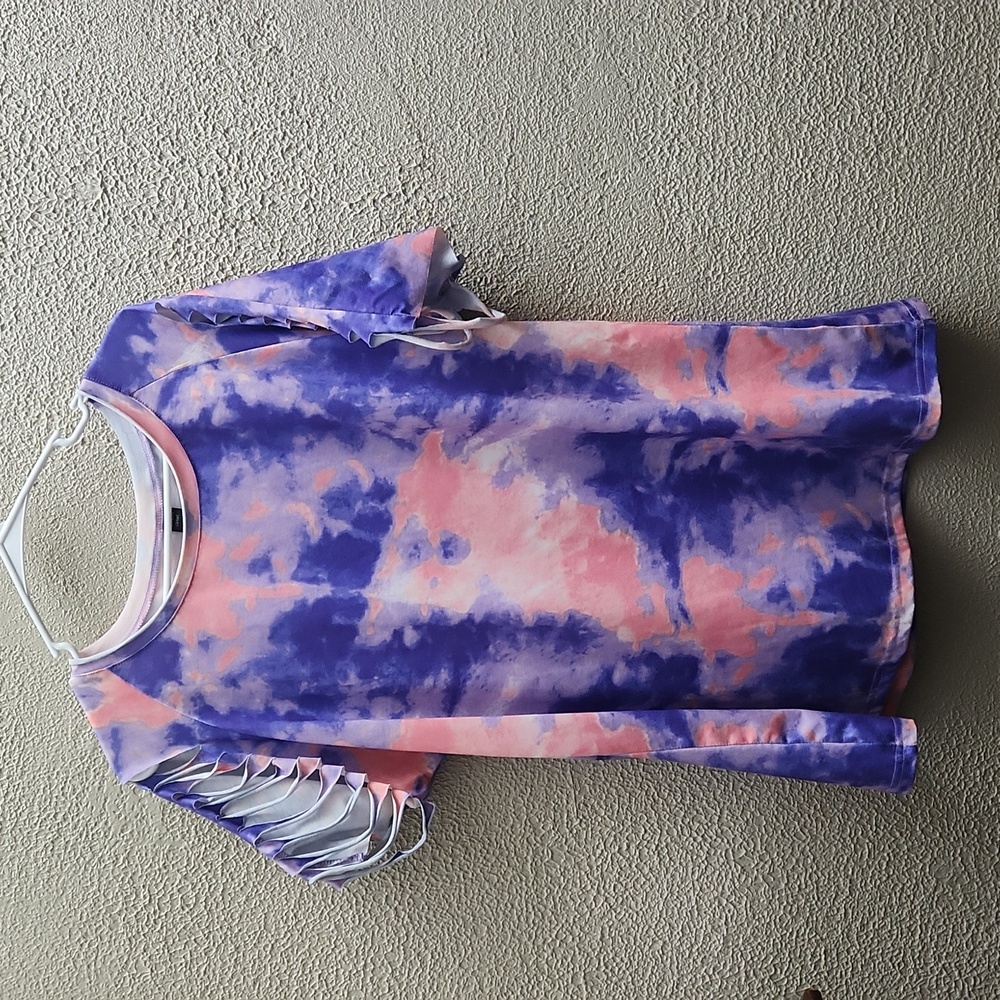 🔴 3 for $12 Shein Curve 2xl pink and purple tye dye